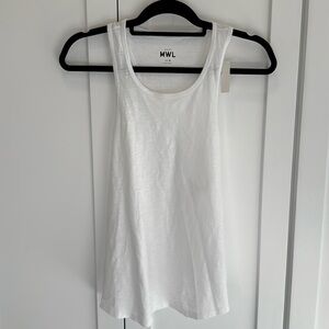Madewell NWT white tank